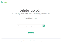 Tablet Screenshot of celebclub.com